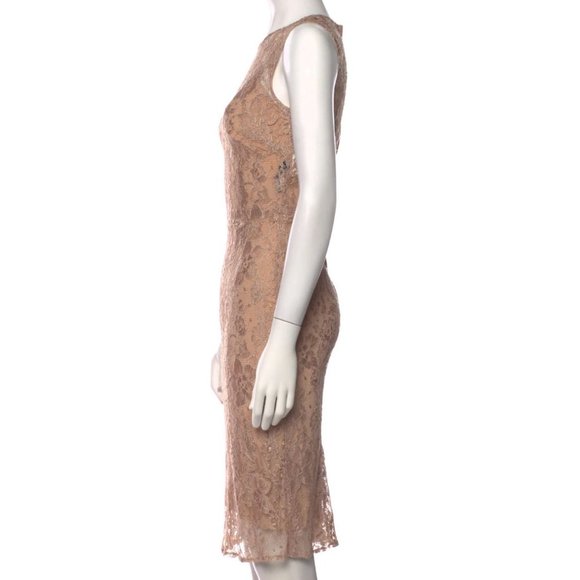 36 US 0 Dolce&Gabbana dress lace slip nude blush $3495 - Picture 3 of 9